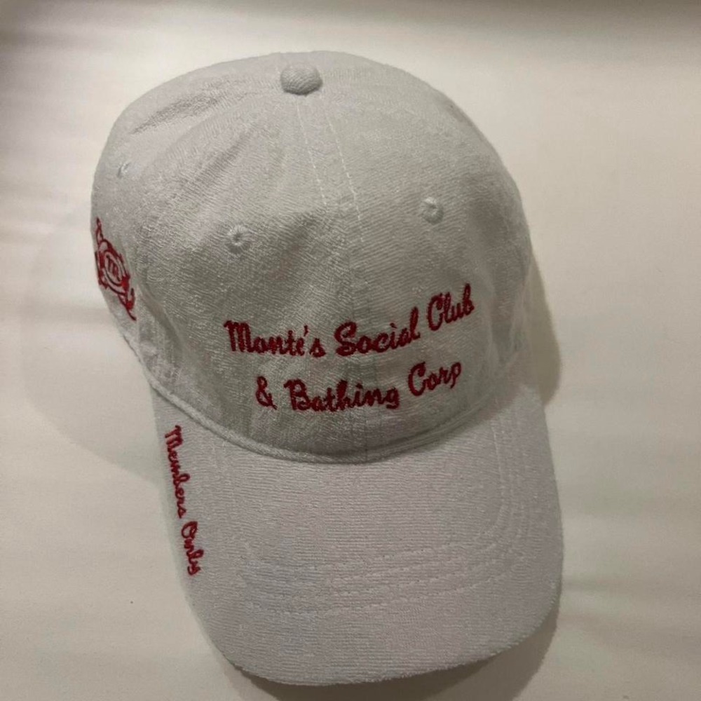 Montes Sauce White Terry Cloth hat